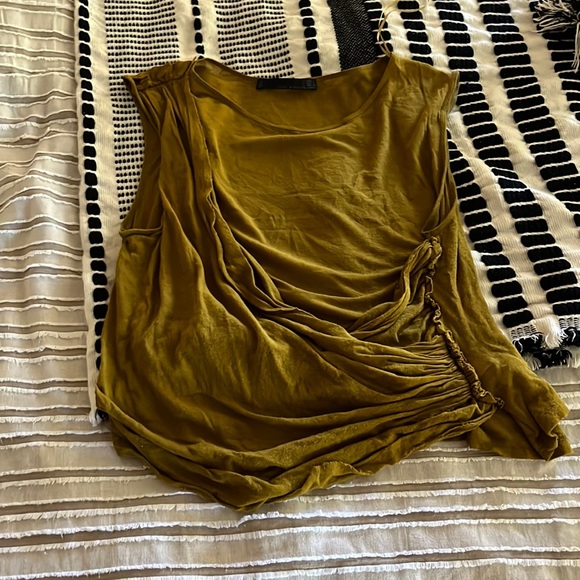 Zara Tops Zara Collection Draped Top Poshmark